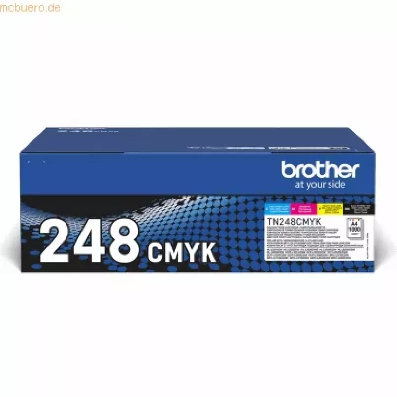 Brother TN-248VAL tonera kasetne 4 gab. Oriģināls Melns, Ciāna, Fuksīna, Dzeltens