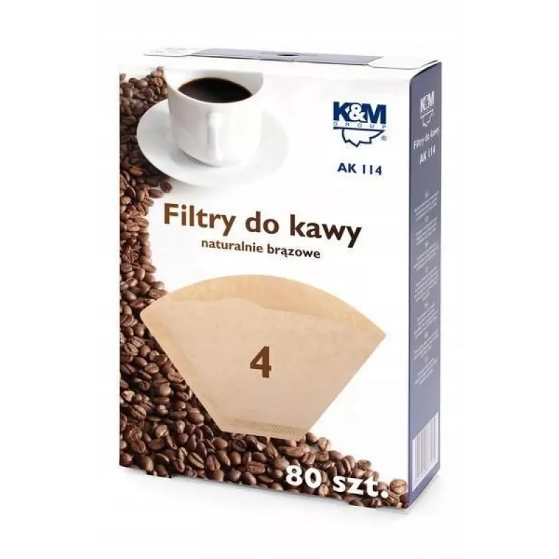 Coffee Filters for Coffee Machine K&m Izmērs 4 80 gab.
