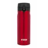 Termosa pudele NOVEEN TB825 400 ml — izolēts nerūsējošā tērauda dzērienu trauks, sarkans
