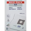 Putekļsūcēja maisiņi PHILIPS CONCEPT SENCOR ZANUSSI P15 maxi KM-P15-MX (12 gab.)