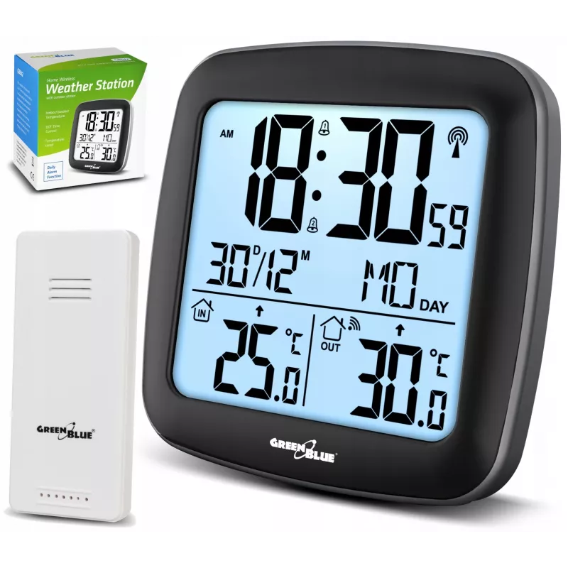 Thermometer Greenblue 60135 pelēka Balts