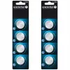 Pogas litija baterija everActive CR3032, 3V, 580 mAh, poga/monēta, 4 gab. iepakojumā