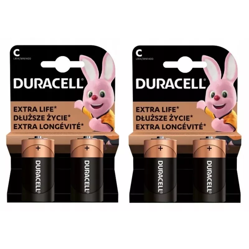 (C X 4gb) Duracell AA, AAA, D, C, 2032, 9V (LR14 LR20 6LR61 CR2032 dažādas) baterijas