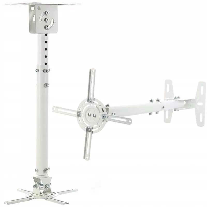 Griestu stiprinājums projektoram 45-76cm P-107W balts 15KG