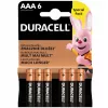 Baterijas Duracell AAA R03 6 gab.