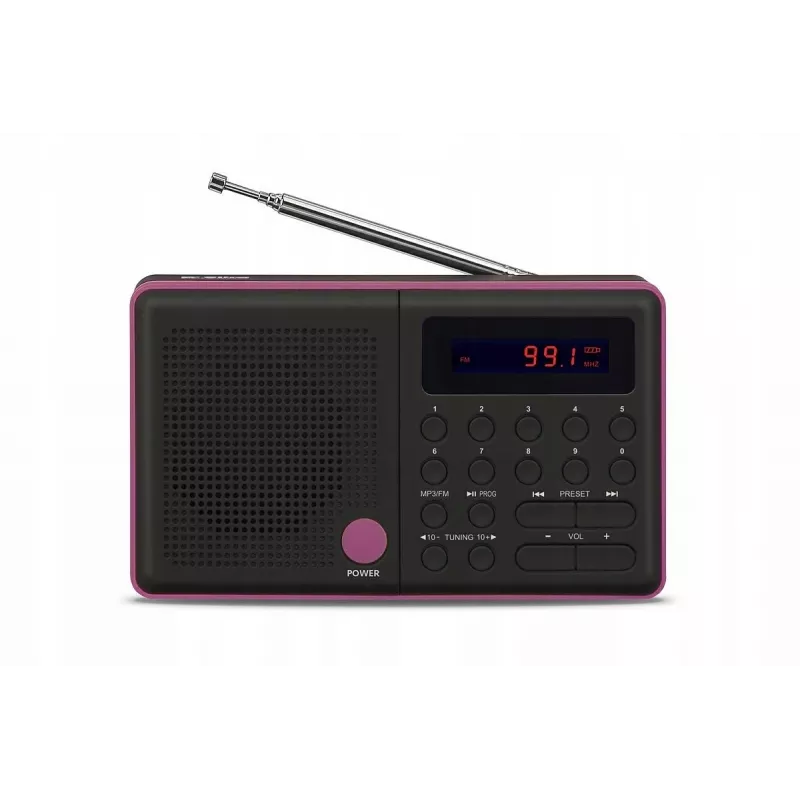 Radio Pliszka USB, FM melns