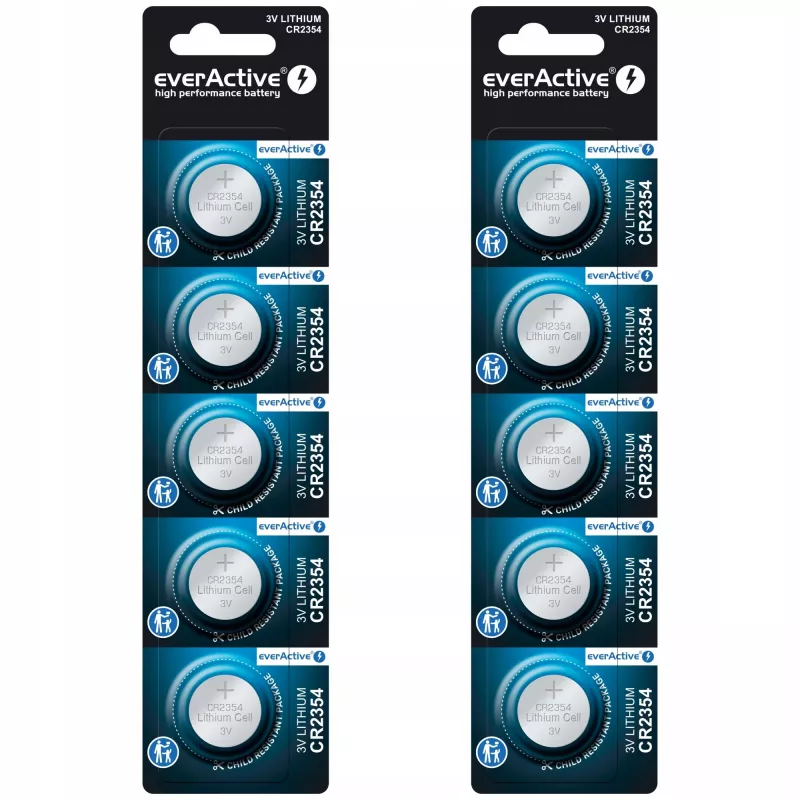 Litija baterija mini everActive CR2354 - blisteris 5 gab.