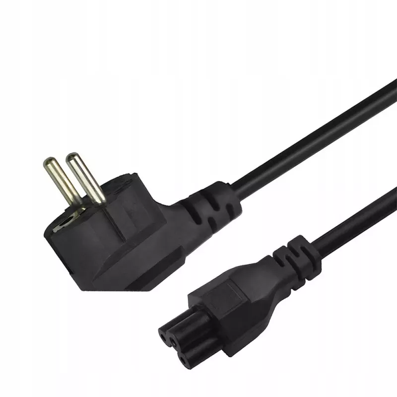 Strāvas kabelis Savio Strom IEC 60320 C5 CEE 7/7 3m Melns C5 savienotājs Tips C