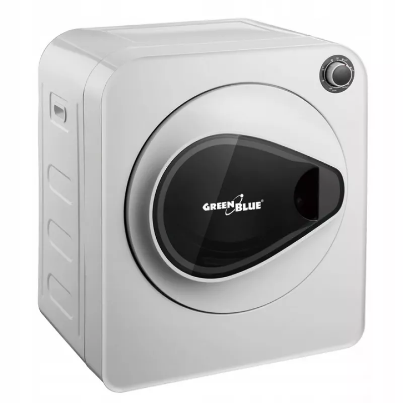 Veļas žāvētājs GreenBlue GB405 — elektrisks 830 W, 3 kg ietilpība, mini ceļojumu modelis