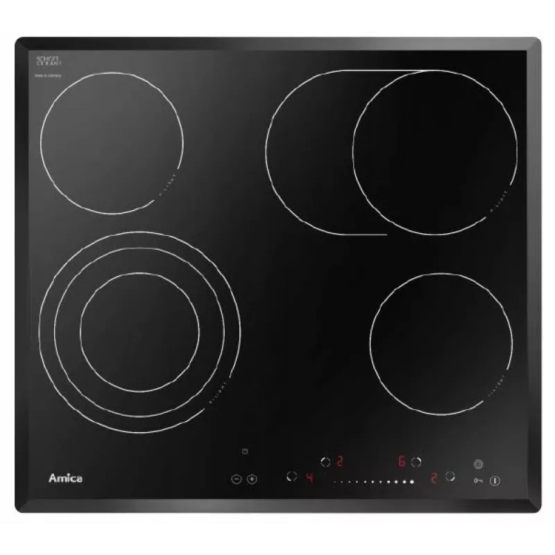 Keramikas plīts Amica Pc 6411FTS Childlock Timer