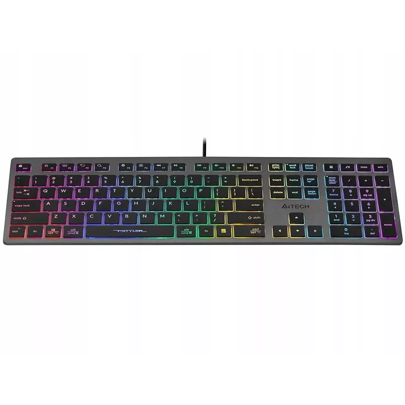 Vadu tastatūra A4Tech FSTYLER FX60H ar neona apgaismojumu