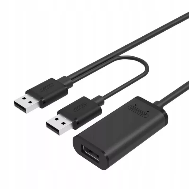 Aktīvais pagarinātājkabelis USB 2.0, 20m; Y-279