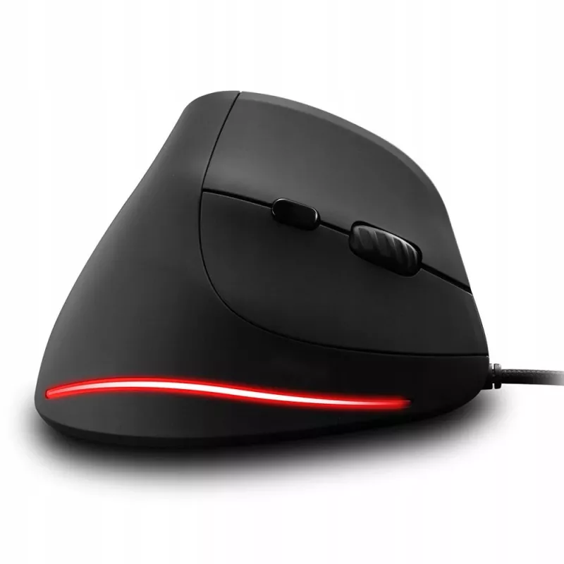 MEDIA-TECH VERTIC MT1122 vadu vertikālā pele 6400 DPI melna