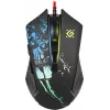 Spēļu, optiskā, vadu pele DEFENDER GM-933 SIN'SISTER 7200dpi 6P RGB