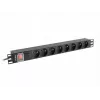 Jaudas sadales bloks Lanberg PDU-08E-0200-BK