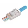 RJ45 STP Cat.5e taisnais kontaktdakša Alantec WT116 iepakojumā pa 100, ekranēts savienotājs 8P8C kabeļiem