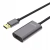 USB kabelis UNITEK Y-271 5m USB 2.0 pelēks
