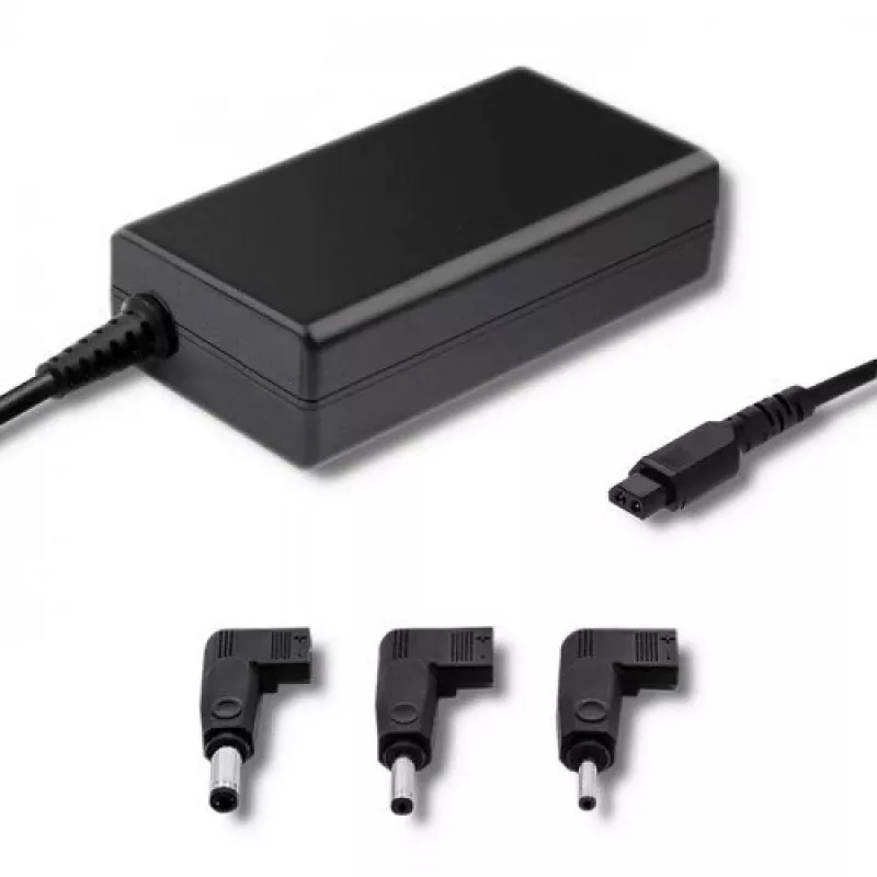 Qoltec 51757 barošanas adapteris/invertors iekštelpām 65 W Melns