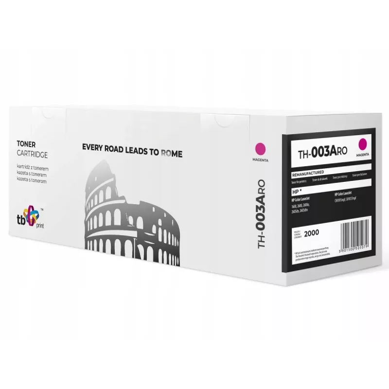 Toner TH-003ARO (HP Q6003A) fuksīna pārstrādāta jauna OPC