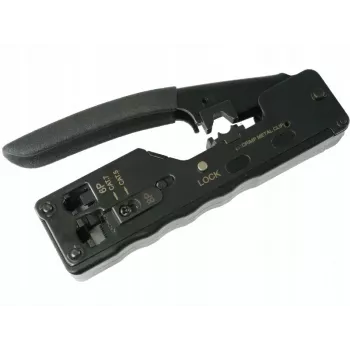 Krimpošanas instruments Alantec NI041 8P/6P modulāro spraudņu (RJ45/RJ12) apstrādei