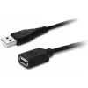 USB pagarinātāja kabelis Unitek Y‑C418GBK 5 m USB A uz USB A USB 2.0, melns