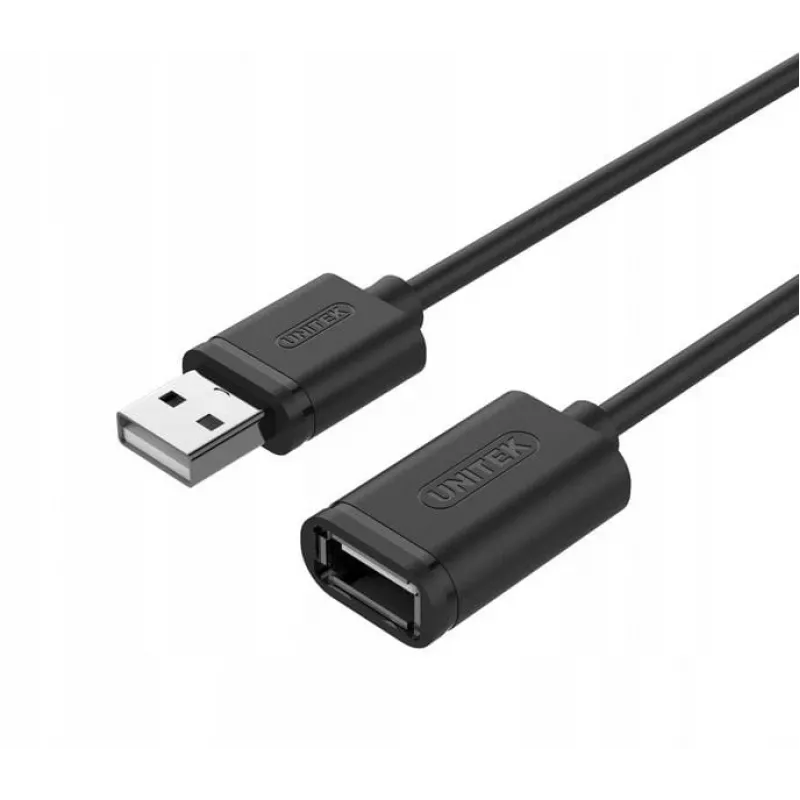 Pagarinātājkabelis Unitek Y-C428GBK USB 2.0, Am-af
