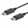 Savio CL-137 DisplayPort kabelis 3 m Melns