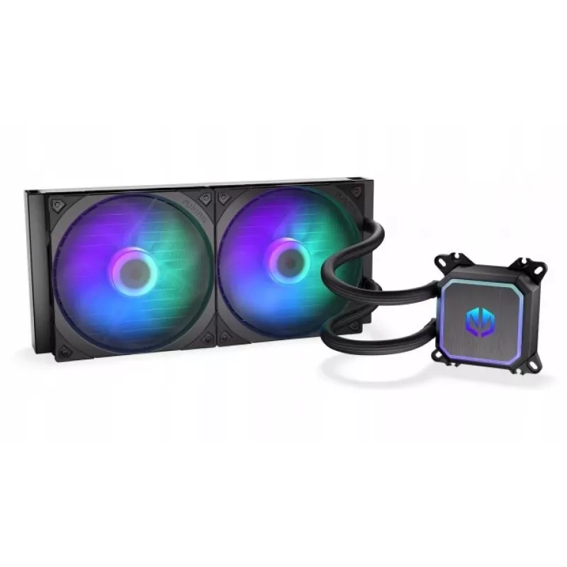 ENDORFY Navis F280 ARGB datora korpusa universālais šķidruma dzesētājs 14 cm melns 1 gab.