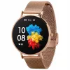 Viedpulkstenis Garett Verona Gold Steel AMOLED Bluetooth IP67 GPS SMS