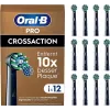Oral-B Pro CrossAction nomaiņas birstu galviņas, 12 gab.