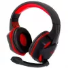 Spēļu austiņas ESPERANZA BLACKBIRD, mikrofons, USB/Jack 3.5 mm, melna/sarkana