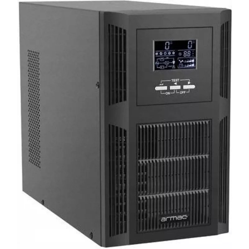 Nepārtrauktās barošanas avots ARMAC O/2000I/PF1 2 kVA (2000 W) torņa UPS, 8x IEC C13, LCD, AVR, 230 V
