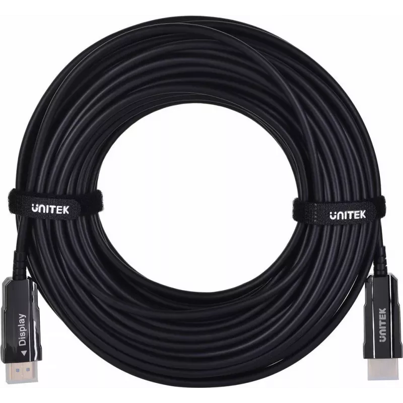 HDMI kabelis Unitek C11072BK-20M 20 m, HDMI 2.0, maks. izšķirtspēja 4096×3112, melns
