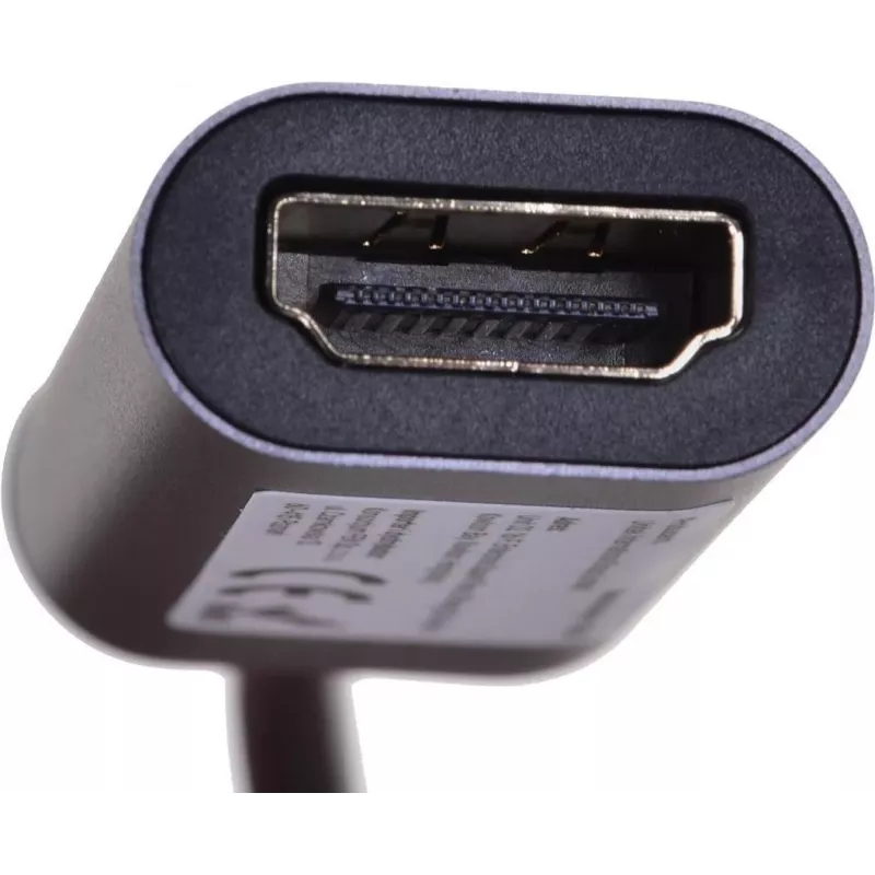 UNITEK V1420A Video kabeļa adapteris 0,15 m USB Type-C HDMI Pelēks