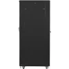 Brīvi stāvoša montāžas skapis LANBERG FF01-8042-23B 42U 19 collu 800×1000 mm Melns, 121 kg kravnesība