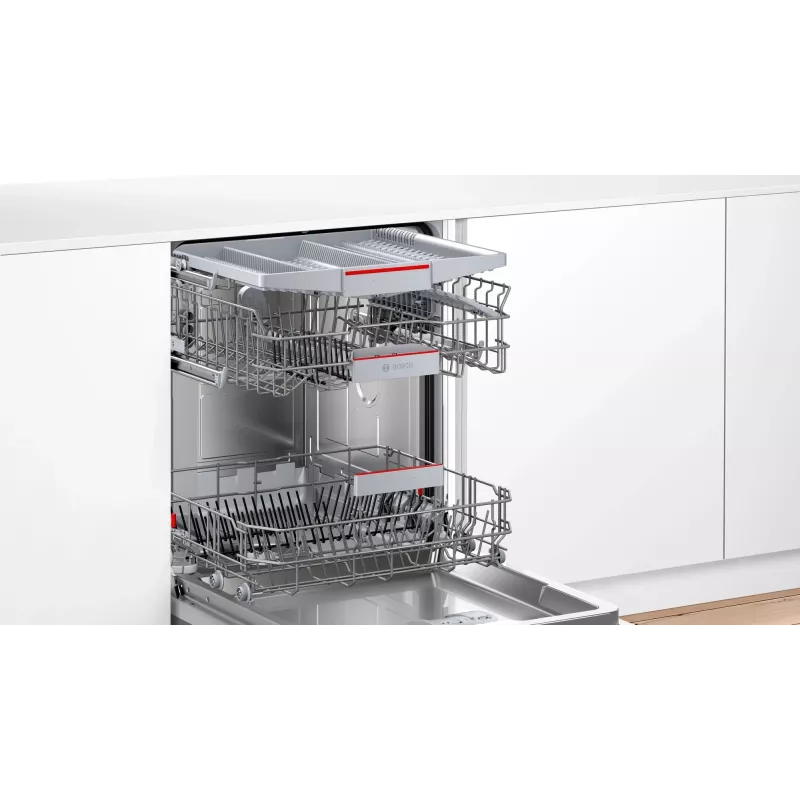 Bosch Sērija 4 SMV4HVX00E trauku mazgājamā mašīna Pilnībā iebūvējama 14 galda klājumu komplekti