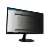 Bezrāmju displeja privātuma filtrs QOLTEC 51055 21,5 collu (16:9) LCD monitoriem, 476,6×268 mm, melns filtrs