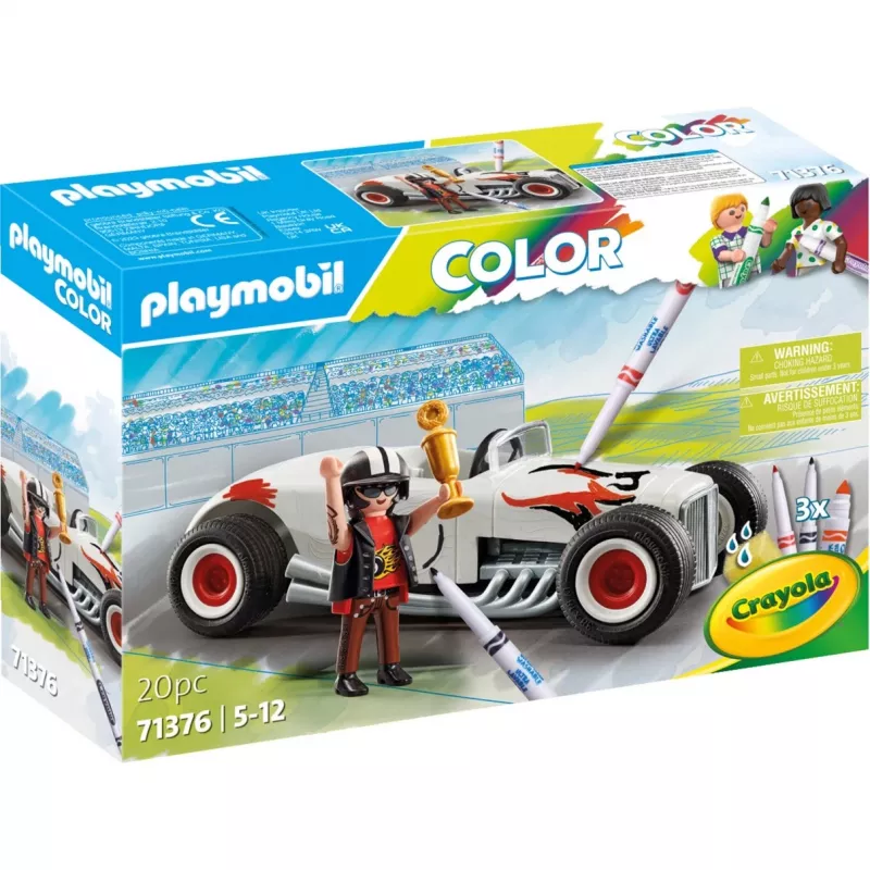 PLAYMOBIL #71376 Color Hot Rod JAUNS