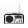Portatīvais radio ELTRA Kormoran analogais FM LW LCD melns sudraba