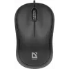 Vadu optiskā pele DEFENDER PATCH MS-759 USB Type-A, abpusēja, 1000 DPI, melna