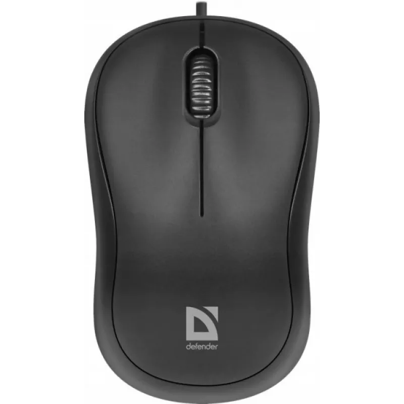 Vadu optiskā pele DEFENDER PATCH MS-759 USB Type-A, abpusēja, 1000 DPI, melna