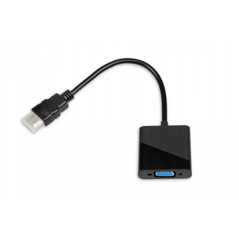 iBox IAHV01 HDMI–VGA adapteris, melns