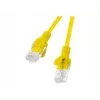 LANBERG tīkla kabelis RJ-45 Cat5e PCU5-20CC-0025-Y, 0,25 m, dzeltens, U/UTP, CCA, 26 AWG