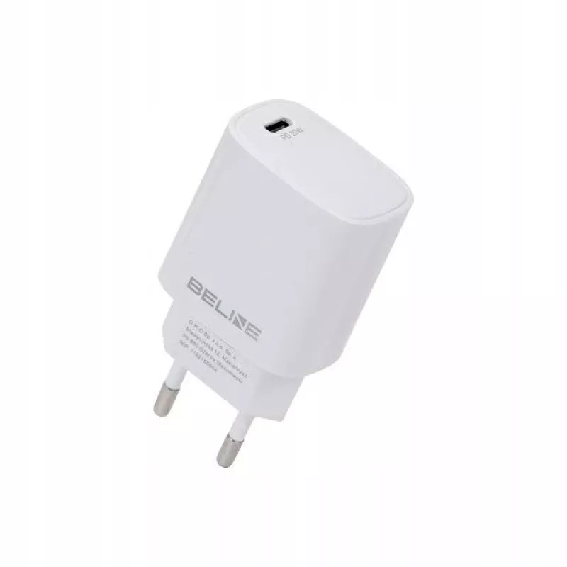 Lādētājs Beline Beli2161 20 W PD 3.0 balts USB-C ātrās uzlādes adapteris