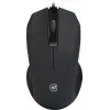 Vadu optiskā pele DEFENDER MM-310 USB Type-A, 1000 DPI, piemērota abām rokām, 2 pogas, melna, 1,35 m kabelis