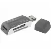 Karšu lasītājs DEFENDER ULTRA SWIFT USB 2.0 modelis 83260 — saderīgs ar SD un microSD kartēm