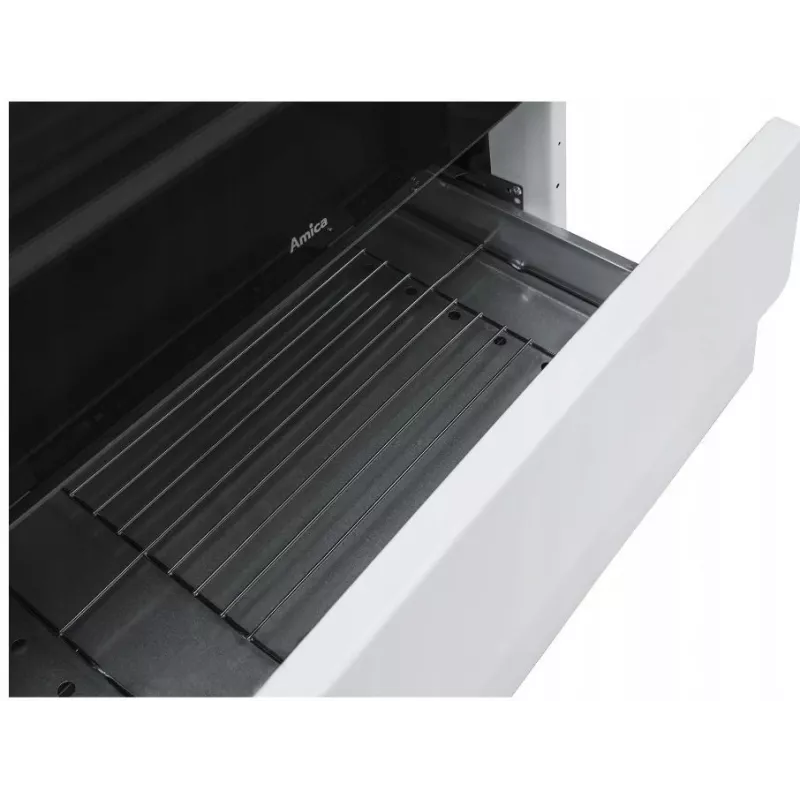 Brīvi stāvoša plīts Amica SHM51071W Electric Gas White 4 gāzes zonas 63L