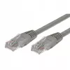 komutācijas kabelis cat.5e RJ45 UTP 3m. pelēks