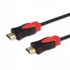 Savio CL-140 HDMI kabelis 7,5 m HDMI Type A (standarta) Melns,Sarkans