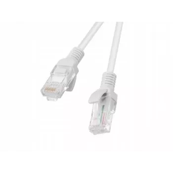Tīkla kabelis LANBERG Cat6 RJ-45 – RJ-45, vītais varš, U/UTP, 1,5 m, balts
